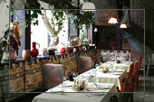 Wnętrze restauracji Dolce-Vita w Bydgoszczy - sala śniadaniowa